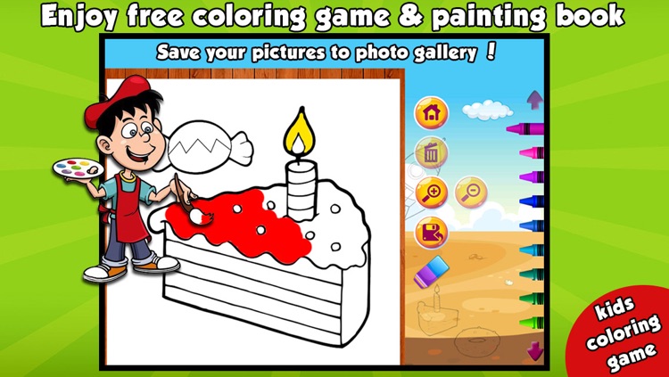 Kids Coloring Book Free screenshot-4