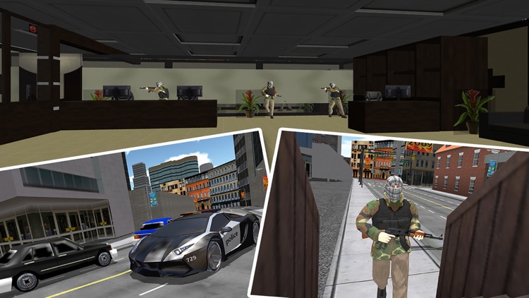 Las Vegas Police Officer Vs Bank Robbers 3D screenshot-3