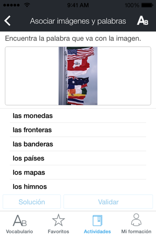 Rosetta Stone Spanish (Spain) Vocabulary screenshot 2