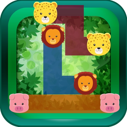 Hitch Animals : - Jungle best fun puzzle game for kids