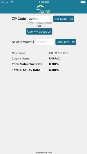 ZIP to Sales Tax(圖1)-速報App