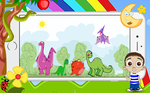 Learning Dinosaur Match and Matching Cards Puzzles Games for Toddlers or Little Kids Games