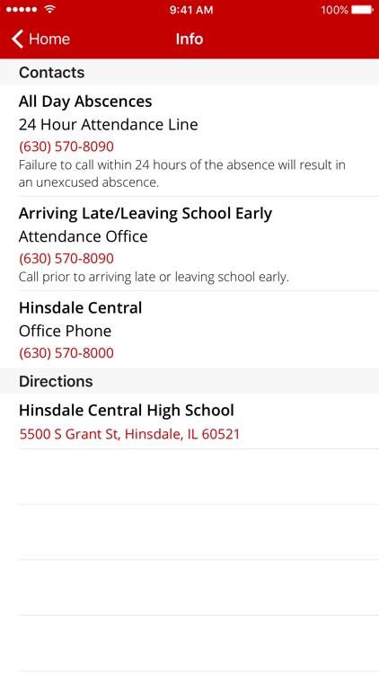 Hinsdale Central (Student App) screenshot-4