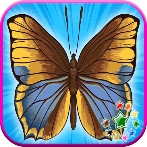 Coloring book for adults : Live Butterflies Paint My Wings Color Therapy