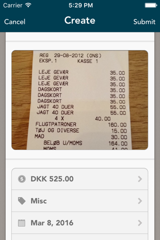 Keepers - receipt management screenshot 3