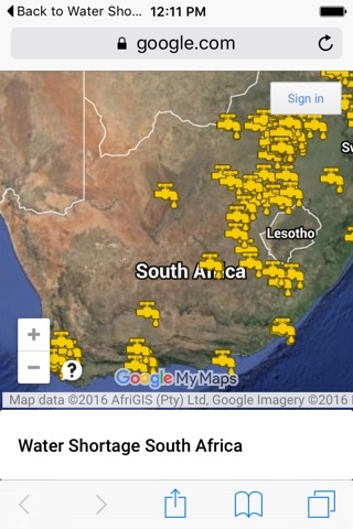 Water Shortage South Africa screenshot 2