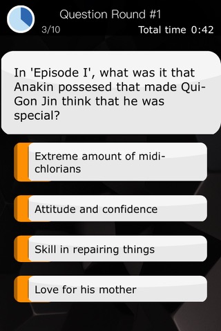 Quiz App for Star Wars - Science Fiction Space Trivia including the movie Episodes I - VII screenshot 4