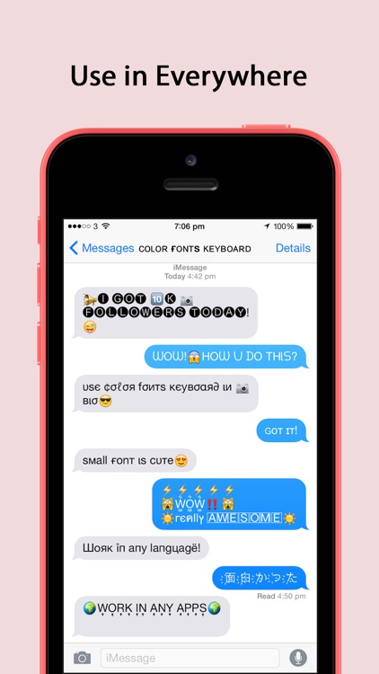 Color Fonts Keyboard Pro ∞ Keyboards with Cool Font & Emoji for iPhone screenshot-3