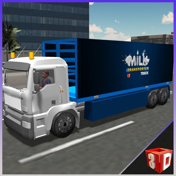 3D MILK TRANSPORTER TRUCK – EXTREME TRUCKER DRIVING & PARKING SIMULATOR GAME 3D MILK TRANSPORTER TRUCK – EXTREME TRUCKER DRIVING & PARKING SIMULATOR GAME