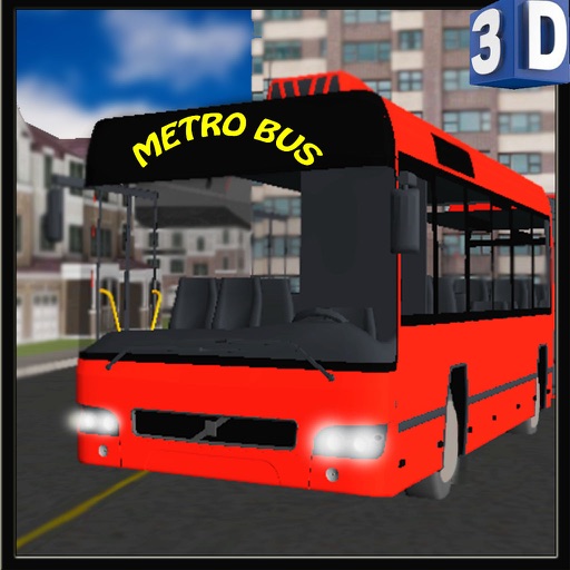 3D Metro Bus Simulator - Public transport service & trucker parking simulation game