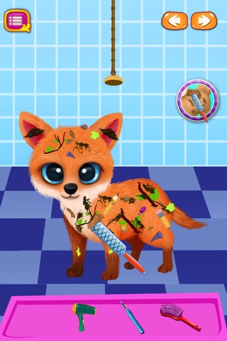 Celebrate Pet Hair Salon free games screenshot 2