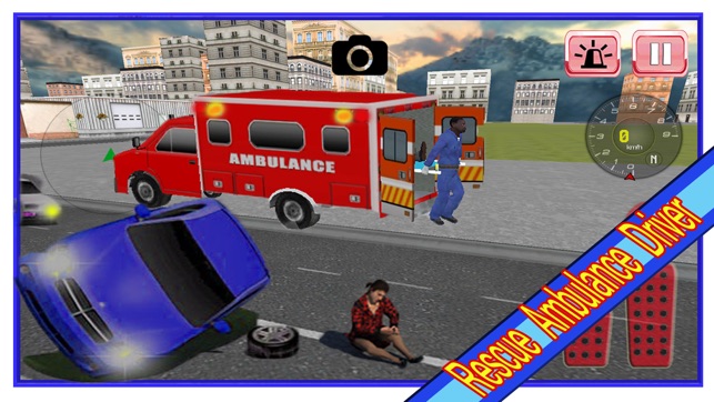 Rescue Ambulance Driver 3d simulator - On duty Paramedic Eme(圖3)-速報App