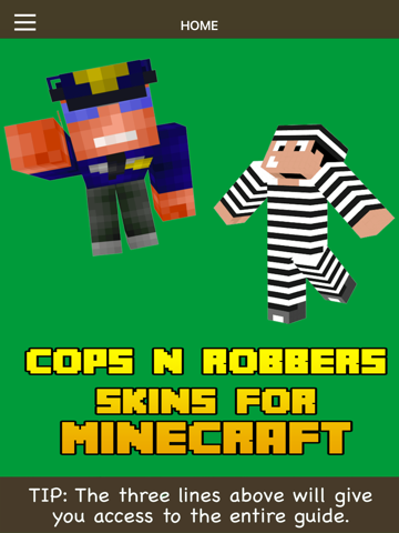 Cops N Robbers Skin Pack For Minecraft App Price Drops