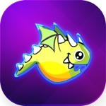 Flappy Dragon  In Mountain City Angry Dragon Is Flying Adventure Avoid Obstacles