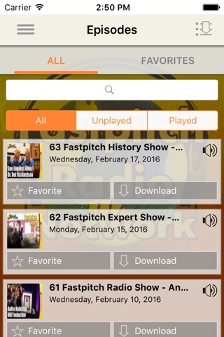 Fastpitch Radio Network screenshot 2