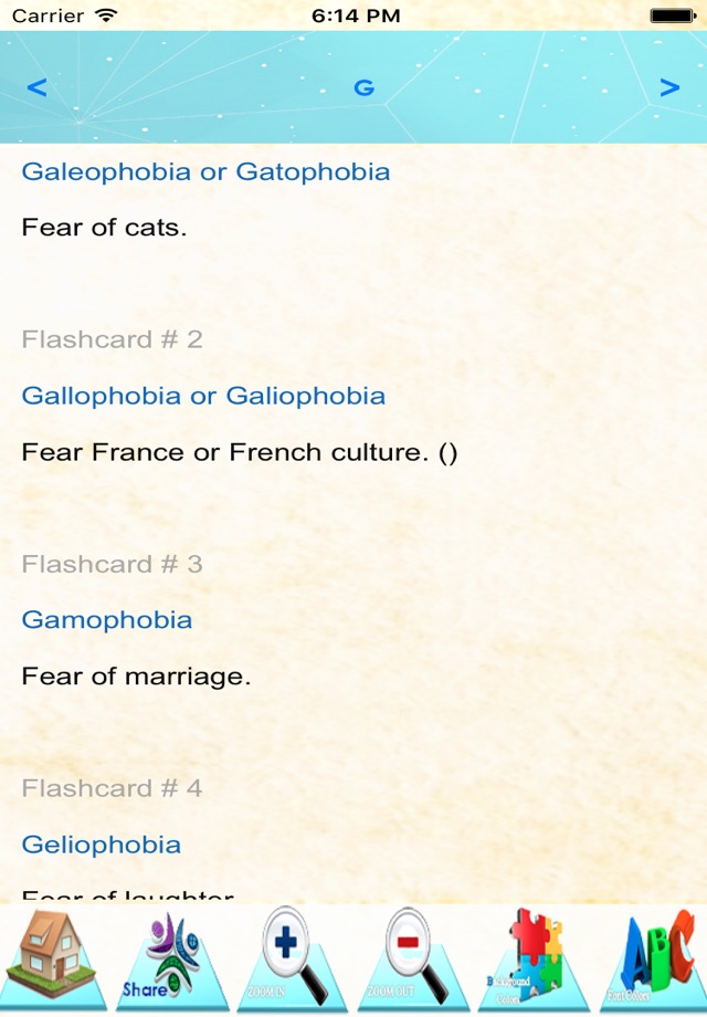 Phobiopedia: The Phobia Encyclopedia (+500 concepts) screenshot 3