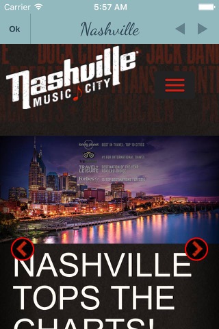 Nashville Music City Travel App screenshot 3