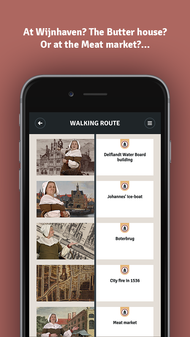 Walking Route Where is Vermeer?