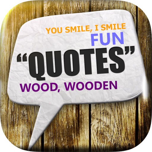 Daily Quotes Inspirational Maker “ The Wood ” Fashion Wallpaper Themes Pro icon