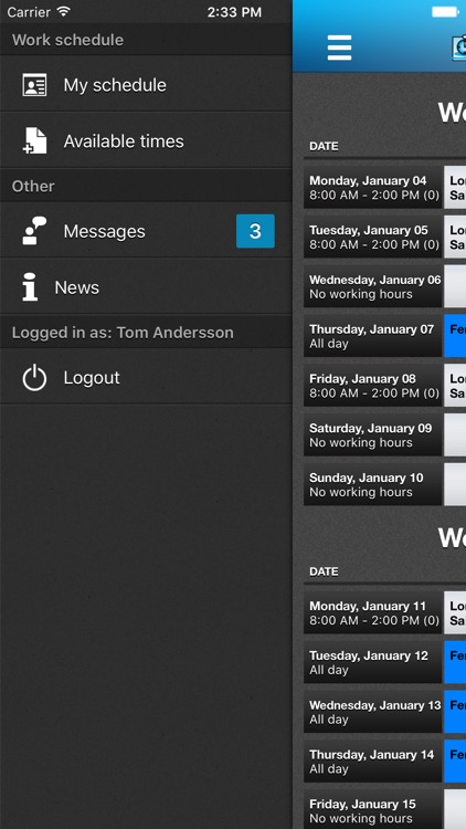 TimePlan Employee App