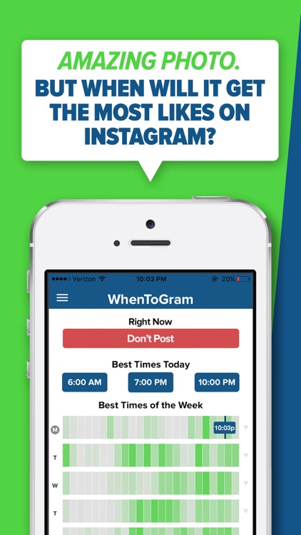 WhenToPost: Best Time to Post Photos for Instagram