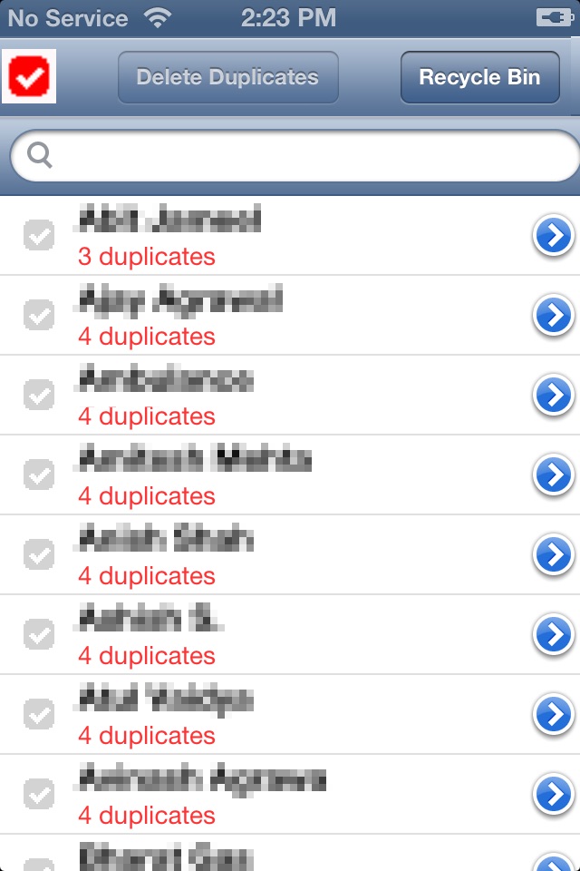 Show Duplicate Contacts screenshot 2