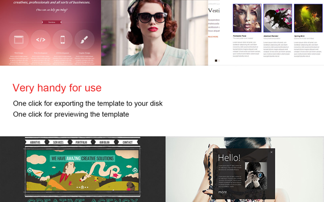 Website Template(Concise&Wordpress) With Html Files Pack8(圖2)-速報App