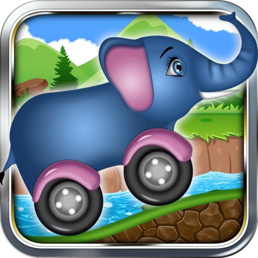 Kidzee - Animal Cars Racing Game for Kids iOS App