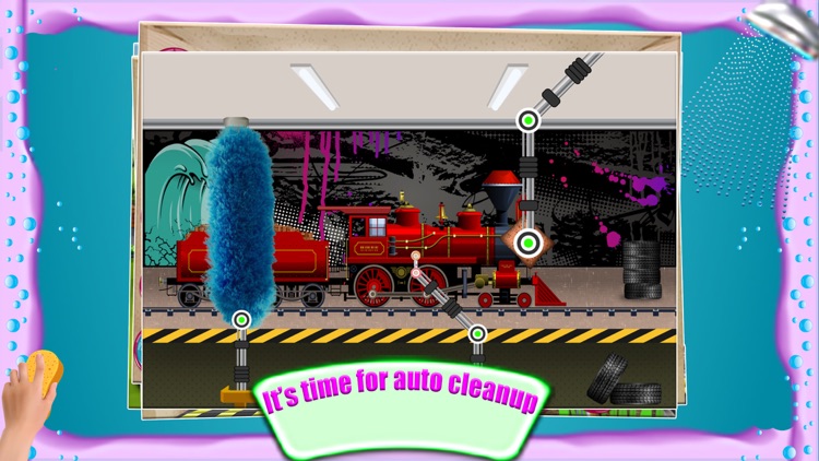 Train Wash Salon – Cleanup & fix rusty & messy locomotive in this washing game screenshot-3