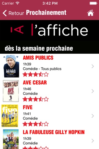 A l'affiche screenshot 4