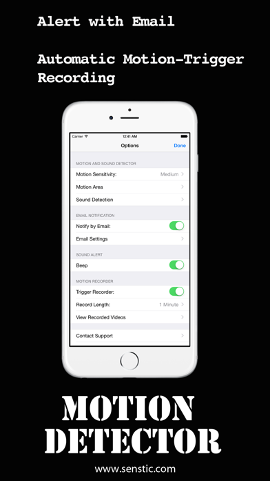 Motion Detector Screenshot 2