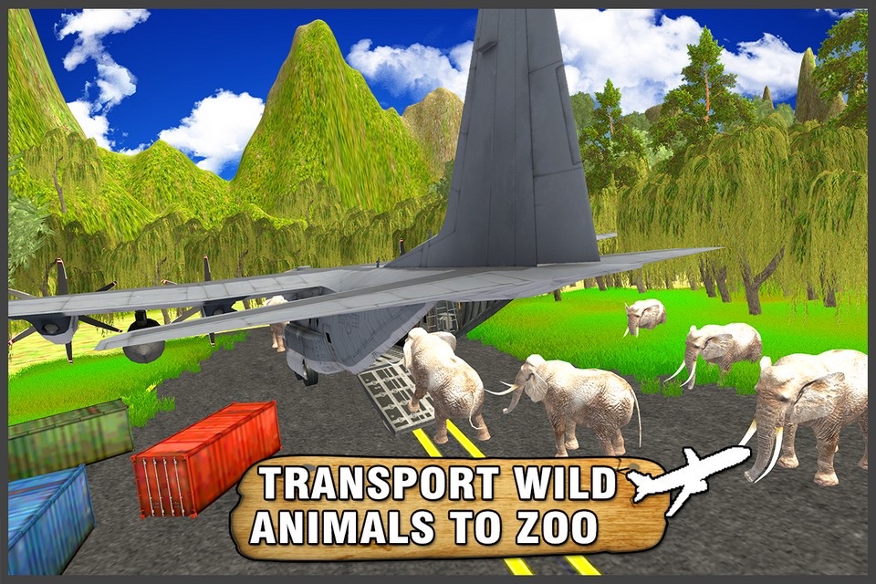 Cargo Plane Animal Transport screenshot 3