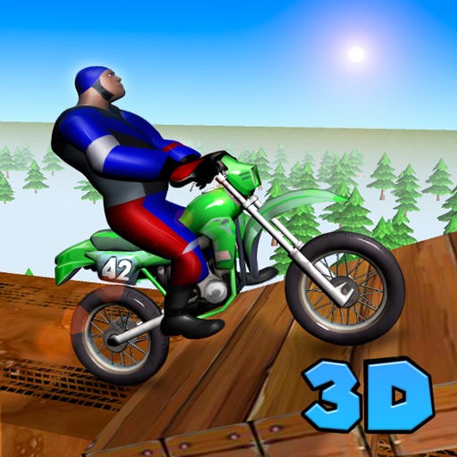 Cartoon Offroad Bike Racing 3D Icon