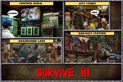 Evil Zombies Hidden Object screenshot 2