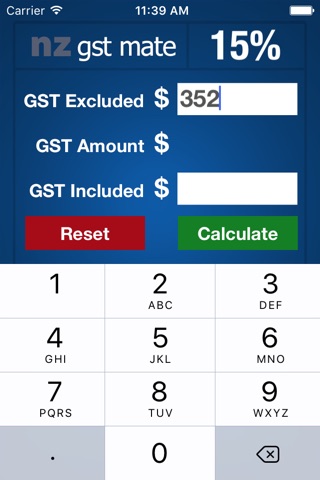 NZ GST Mate - New Zealand GST Calculator screenshot 2