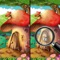 Play Find the Difference for free, a hidden object puzzler featuring 20 levels of challenging, visually stunning cartoon images