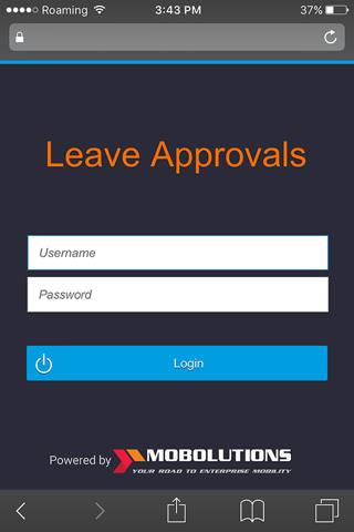 Leave Approvals screenshot 2