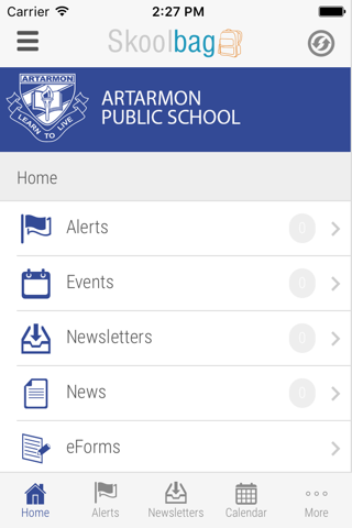 Artarmon Public School - Skoolbag screenshot 2