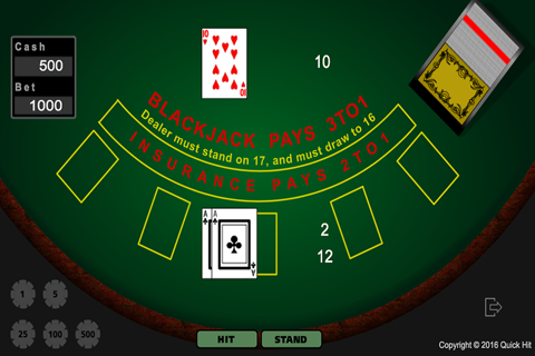 Quick Hit Blackjack screenshot 2