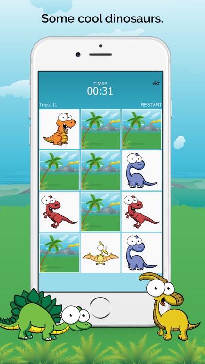 Memory Game . Dinos