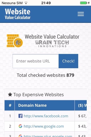 Website Value Calculator screenshot 2