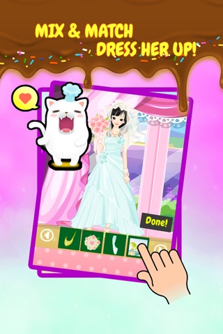A Pretty Princess Wedding Fashion Makeover - Free Dress-Up Kids Games for Girls screenshot 2