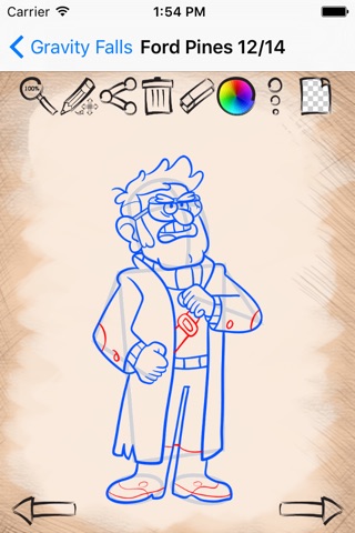 Drawing Ideas For Gravity Falls Characters screenshot 3