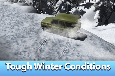 Winter Offroad UAZ Simulator 3D - Drive the Russian truck! screenshot 2