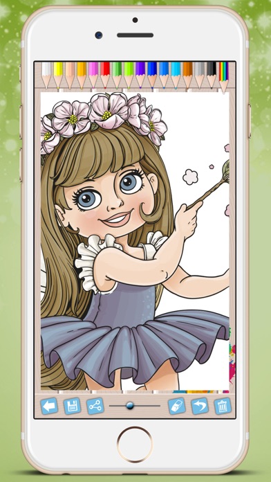 How to cancel & delete Fairies Coloring Book - Paint princesses tales from iphone & ipad 2