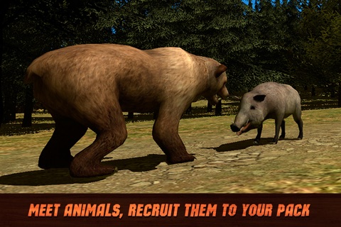 Animal Survival: Wild Bear Simulator 3D screenshot 4