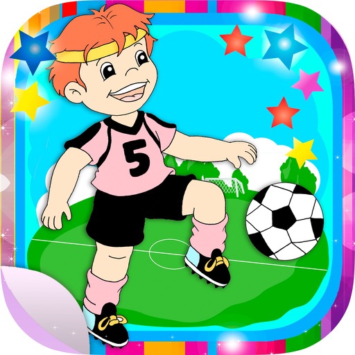 Football Stickers and soccer adhesives for photos icon