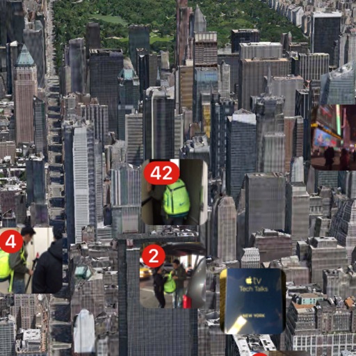 Photo Map 3D Free - 3D Cities View icon