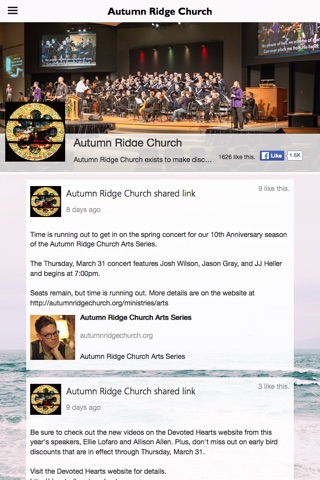 Autumn Ridge Church - MN screenshot 2
