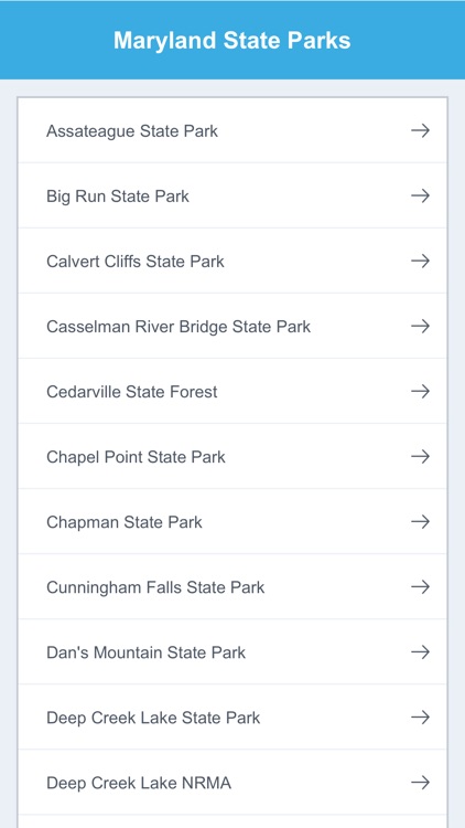 Maryland State Parks & National Parks